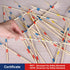 41 Piece 12 Inch Bamboo Pick Up Sticks Game - Classic Family Board Game Gift for Adults & Kids