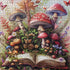 PICKFORU 1000 Mushroom Jigsaw Puzzle Pieces, Magic Book Plant Flower Puzzles Vintage, Challenging for Adults