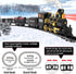 Set, Set Sets 3 4 5 6 7 8 BainGesk Train Christmas Train with Steam, Lights and Sounds, Train for Around The Christmas