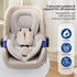 Beige Infant Car Seat Insert - Head and Body Support Pillow