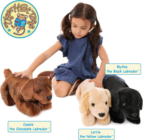 12 Inch TigerHart Blythe The Black Lab - Stuffed Animal Plush