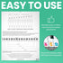Crosby Monster Piano Stickers for Learning Piano or Keyboard - Transparent Removable Key Set for Beginners