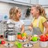 12Pcs Kids Pots and Pans Playset, Stainless Steel Pretend Play Kitchen Set Toy for Kids Age 3 Years Old