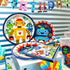 Pack 34 Set LaVenty Robot Birthday Party - Piece Including Banner, Plates, Napkins & Decorations