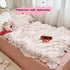 47"x59", BuLuTu Crib Bedding Duvet Cover for Boys Girls Cotton Muslin Baby Crib Duvet Cover Nursery Bed Decoration