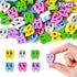 Kleeblatt Large Teeth Erasers for Kids, 70 PCS Fun Desk Pets for Classroom, Party Favors, Back to School Gifts