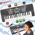 37 3-6, 3 4 5 6 Kids Piano Keyboard, Key Portable Electronic Piano for Kids Age Piano Keyboard with Microphone Musical