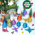 Set 3D (12PCS Balkwan Dragon Eggs Gift with Surprise Mini Winged Dragon Inside Printed Articulated Crystal Toy Easter