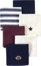 Hudson Baby Unisex Baby Super Soft Cotton Washcloths, Football, One Size