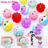 30 Pack Kids,3D Animal Pop Balls Party Favors for Pop Balls Fidget Toys,Birthday Gifts for Boys & Girls,Goodie Bag