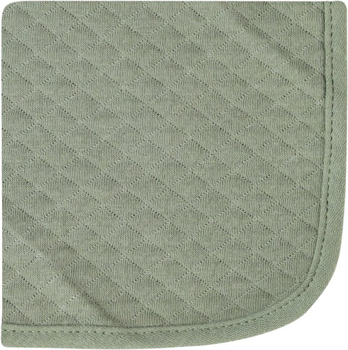 Forest Animals Quilted Cotton Washcloths for Babies - One Size
