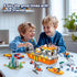 Set, Set 6 8 10 12 AKWME City Ocean Explorer Ship Building Exploration Boat Toy Building Block with LED Lights