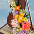 Set, 950PCS Set, Flower Bouquet Violin Building Blocks Music Instruments Bricks Gifts for Adults and Kids