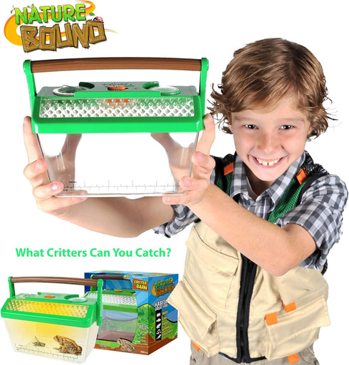 Nature Bound Bug Catcher Kit for Kids | Critter Barn Habitat | Indoor/Outdoor Insect Collecting with Light | STEM Toy