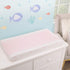 NoJo Whimsical Pink Narwhals Changing Pad Cover
