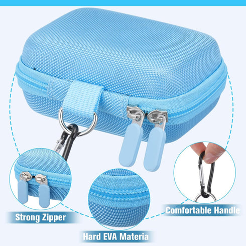 2 Sanwuta Pcs Travel Card Games Case Playing Card Case EVA Hard Protective Storage Carrying Bag for Classic Playing Box