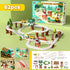 62PCS Set, Playset, 3 4 5 6 7 iPlay, iLearn Kids Construction Track Toy Train Electric Motorized Magnetic Truck Toy