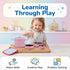 Set, 11 Set Kids Stainless Steel Play Kitchen Piece Pretend Play Pots and Pans Toy Cookware with Utensils & Pot Holder