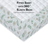 1-Pack,100% Sheet,Pack 24x38 Dreamology Mini Muslin Crib Sheets Girls,Boys,Super Soft,Breathable Cotton Muslin Crib