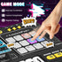 3 4 5 6 Set DJ Mixer for Kids, Toddler DJ Mixing Table with DJ Turntable, Game Mode, Light & Speed Control