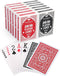 LotFancy Playing Cards - Jumbo Index, 12 Decks (6 Black 6 Red), Large Print, Poker Size for Various Card Games