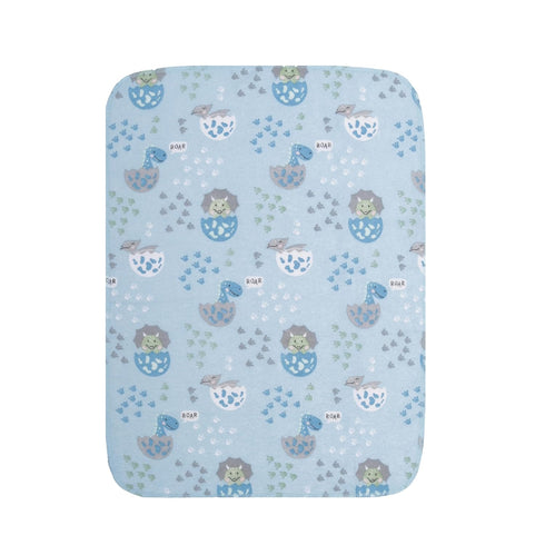 12 Pack EVERYDAY KIDS Burp Cloths for Baby Boy; Newborn Essential with - Large Absorbent Cotton Flannel Blue/Green
