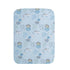 12 Pack EVERYDAY KIDS Burp Cloths for Baby Boy; Newborn Essential with - Large Absorbent Cotton Flannel Blue/Green