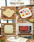 9" NEIGIKI Microwave Flower Press Kit, Fast-Drying Flower Pressing Kit with Reusable & Washable Cloth, Vibrant Color