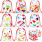 Honoson 24 Pieces Paint Art Gift Favor Bags, Painting Theme Drawstring Bags for Kids Art Party Birthday Decorations