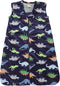 Hudson Baby Unisex Plush Faux Fur Sleeping Bag, Wearable Blanket, Dinosaurs, 6-12 Months