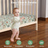 IOCCLH 2 Pack 28x52x8in(Polar Baby Crib Sheets for Boys and Girls Fit for Standard Crib Toddler Mattress Breathable