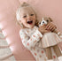 2 Pack Baby Girls Crib Sheets | Floral & Solid Pink Ultra-Soft Bedding for Crib Mattress and Toddler Beds |Blended