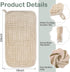 VitalCozy 6 (32 32 Inch,Beige,Sage Pcs Baby Muslin Hooded Bath Towels and Washcloths Muslin Cotton Hooded Baby Towels