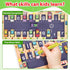 Wooden Magnetic Alphabet Maze Letter Puzzle, Montessori Fine Motor Skills Toys for Kids Age 3-5, Learning Gift