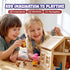 Playset FUNERICA Wizard Dollhouse People Imaginative Little People Guests & Accessories for Doll Houses and Pretend