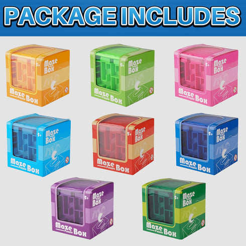 ZPISF 8 Pack Money Maze Puzzle Box for Cash Gift, Perfect Puzzle Money Holder and Brain Teasers for Kids and Adults