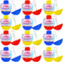 12 JOYIN Easter Egg Bubble Wands for Easter Eggs Hunt, Basket Stuffers Fillers, Party Favor, Classroom Prize Supplies