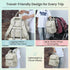 Generic Backpack Diaper Bag for Baby Large Capacity Waterproof Travel Tote, Multifunction Baby Bag with Changing Pad
