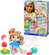 Baby Alive Fruity Sips Doll, 12-inch Apple Baby Doll Set for 3 Year Old Girls, Drinks & Wets