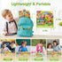 SYNARRY Magnetic Puzzles for Kids Ages 3-5, 20 Pieces Toddler Animal Travel Activity Toys for 3-6 Years