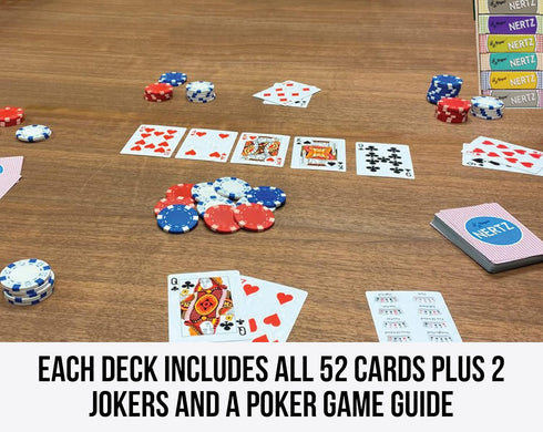 6 Pack 6 Regal Games Nertz Card Game for Kids & Adults - Decks of Cards - Color Wide-Size Decks & Fun Playing Cards