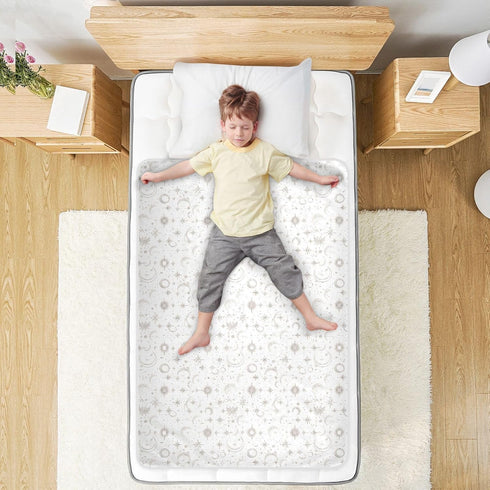 siphylline 52" 34" Cartoon Moon Star Silver Grey Extra Large Resuable Changing Pad Covers Highly Absorbent Pee Pads