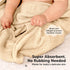 2-Pack 30x30 KeaBabies Hooded Baby Towels for Newborn - Soft & Absorbent Viscose from Bamboo Baby Bath Towels with Hood