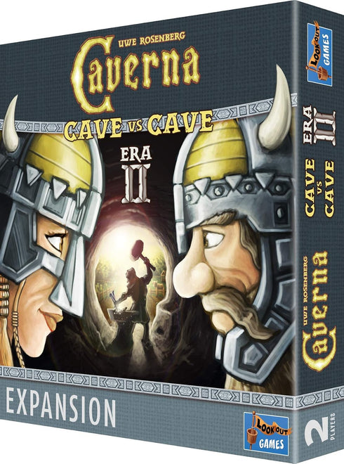 Games Caverna The Cave Farmers Cave vs. Cave Era II - The Iron Age Board Game Expansion for Adults and Kids, 1-2