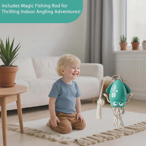 0-6 6-12 12-18 Tummy 3 4 5 6 7 8 9 10 11 12 1st Electric Crawling Dancing Octopus Toy for Walking Baby Boy Girl Months