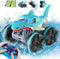 MaxTronic Amphibious Remote Control Car, 2.4 GHz 4WD 1:14 Scale Waterproof Monster Truck, RC Boat Shark Toys 3-12 Years