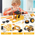 Jixin Xyzhi Sets 3-D 2 1 Sets 8-16 Building Stem Assembly Toys Metal Puzzle Excavator and Plane Model Value Bundle: