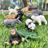 11 3+ Safari Ltd. Zoo Babies TOOB - Figurines: Zebra, Panda, Hippo, Chimpanzee, Rhino, Alligator, Gorilla, Elephant
