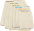 OsoCozy 100% Unbleached Prefold Cloth Diapers Cotton, Durable, Soft, Absorbent, Sustainable & Economical - dims, Fits