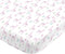 NoJo Super Soft Pink Llama Nursery Crib Fitted Sheet